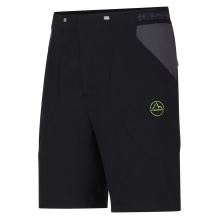 La Sportiva hiking shorts Guard Short (elastic waistband with drawstring) short black/lime men